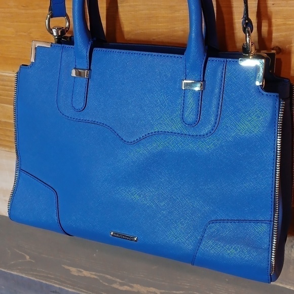 Rebecca Minkoff Medium blue satchel crossbody - Picture 3 of 11
